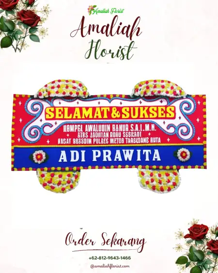 Papan Bunga Ucapan Selamat Tanjungkarang Barat
